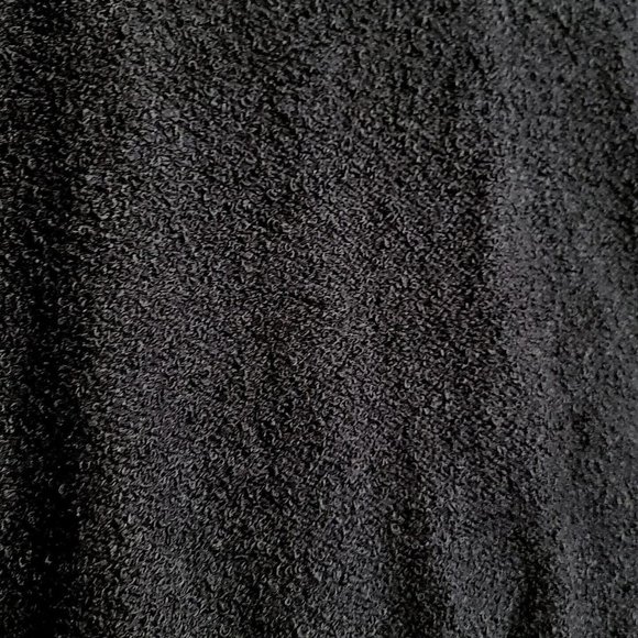 Vintage Russ Women's Button Front Sweater Cardigan Floral Pearls Black Size Lg - Picture 12 of 14